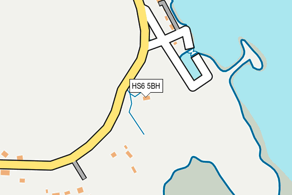 HS6 5BH map - OS OpenMap – Local (Ordnance Survey)