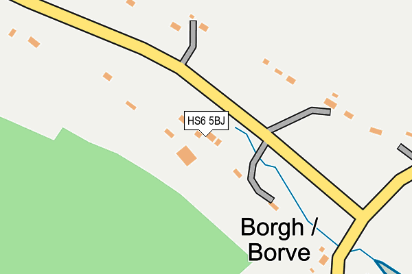 HS6 5BJ map - OS OpenMap – Local (Ordnance Survey)