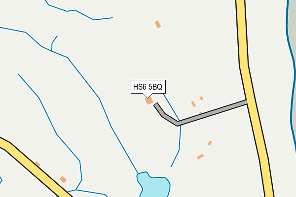 HS6 5BQ map - OS OpenMap – Local (Ordnance Survey)