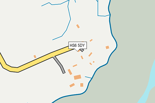 HS6 5DY map - OS OpenMap – Local (Ordnance Survey)