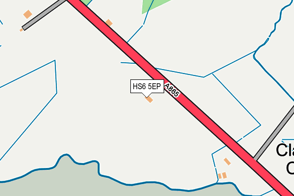 HS6 5EP map - OS OpenMap – Local (Ordnance Survey)