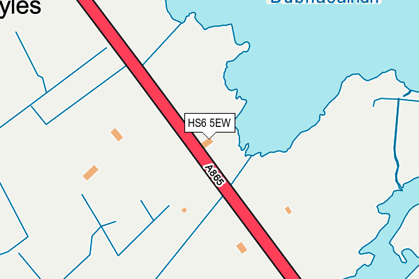 HS6 5EW map - OS OpenMap – Local (Ordnance Survey)