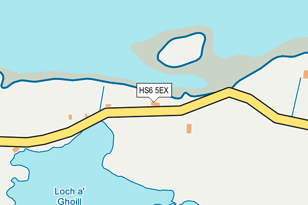 HS6 5EX map - OS OpenMap – Local (Ordnance Survey)