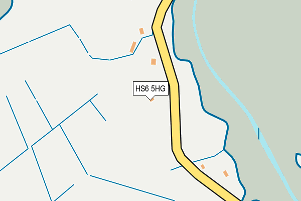 HS6 5HG map - OS OpenMap – Local (Ordnance Survey)