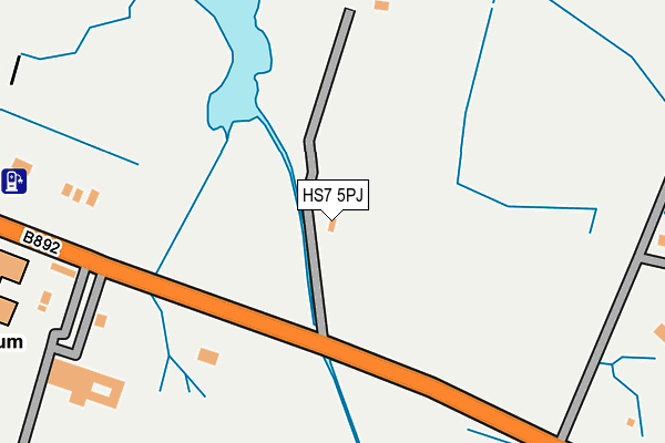HS7 5PJ map - OS OpenMap – Local (Ordnance Survey)