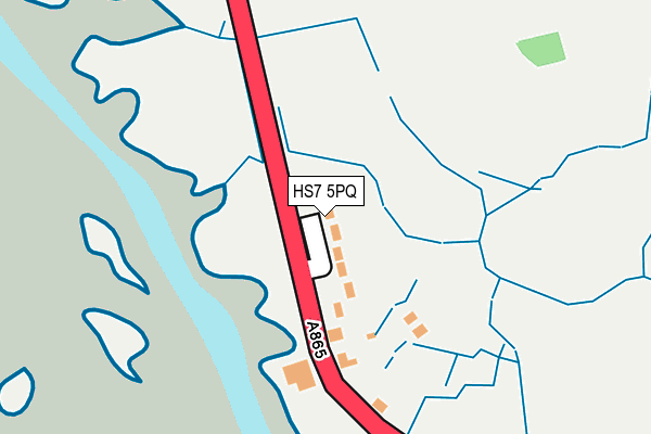 HS7 5PQ map - OS OpenMap – Local (Ordnance Survey)