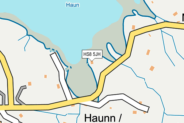 HS8 5JH map - OS OpenMap – Local (Ordnance Survey)