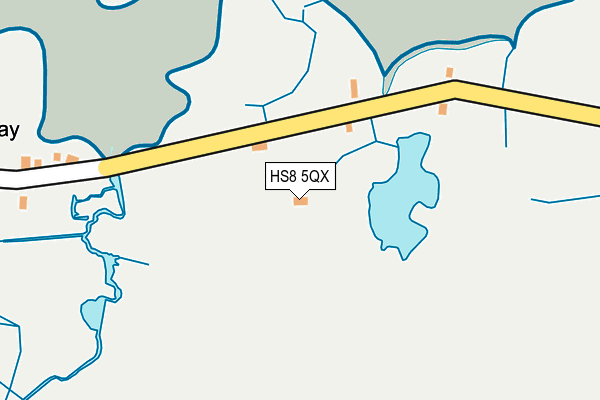 HS8 5QX map - OS OpenMap – Local (Ordnance Survey)