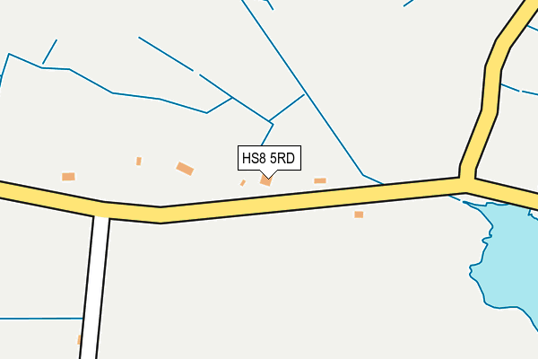 HS8 5RD map - OS OpenMap – Local (Ordnance Survey)