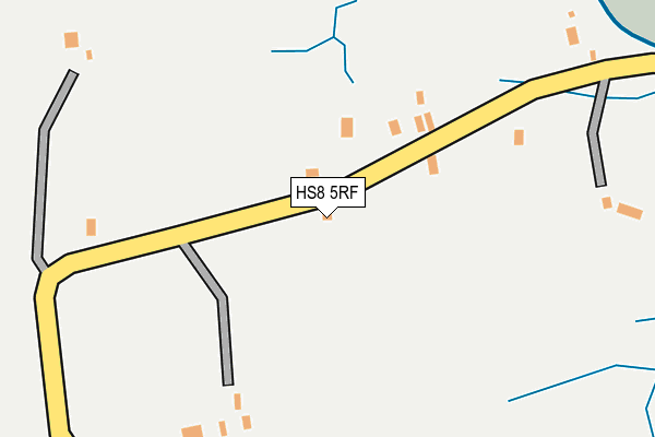 HS8 5RF map - OS OpenMap – Local (Ordnance Survey)