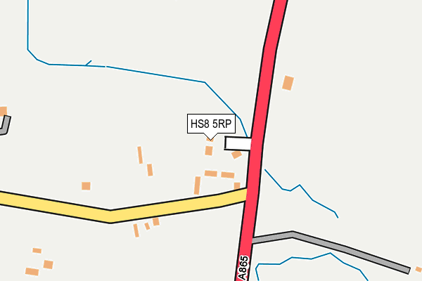 HS8 5RP map - OS OpenMap – Local (Ordnance Survey)
