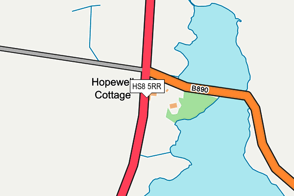 HS8 5RR map - OS OpenMap – Local (Ordnance Survey)