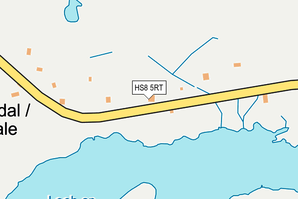 HS8 5RT map - OS OpenMap – Local (Ordnance Survey)