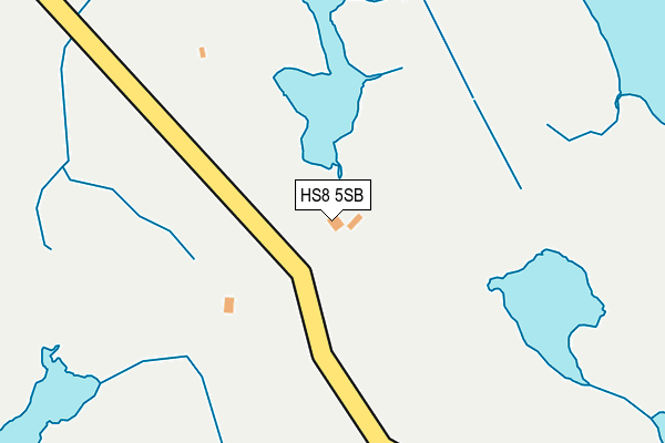 HS8 5SB map - OS OpenMap – Local (Ordnance Survey)