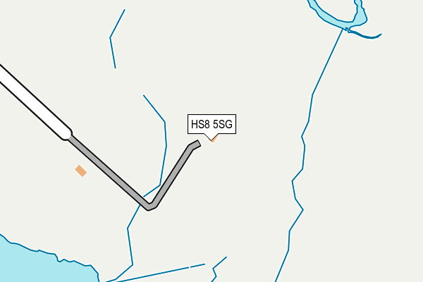 HS8 5SG map - OS OpenMap – Local (Ordnance Survey)