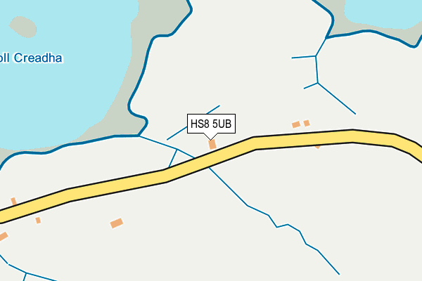 HS8 5UB map - OS OpenMap – Local (Ordnance Survey)