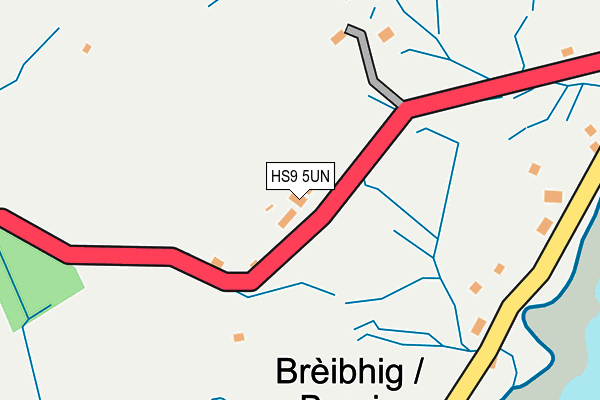 HS9 5UN map - OS OpenMap – Local (Ordnance Survey)