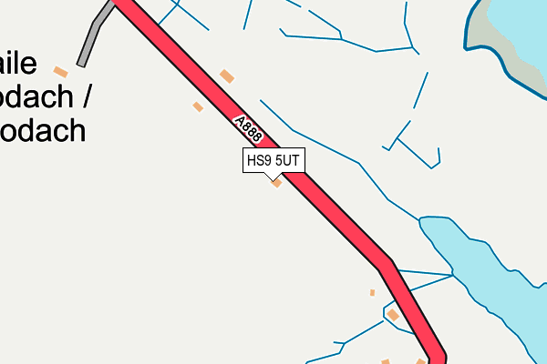 HS9 5UT map - OS OpenMap – Local (Ordnance Survey)