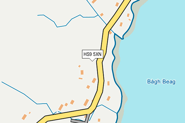 HS9 5XN map - OS OpenMap – Local (Ordnance Survey)