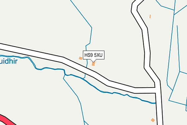 HS9 5XU map - OS OpenMap – Local (Ordnance Survey)