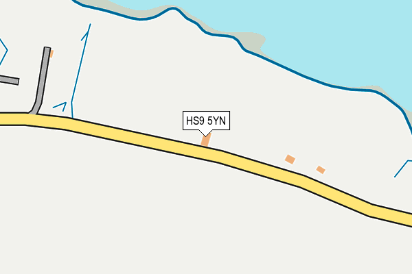 HS9 5YN map - OS OpenMap – Local (Ordnance Survey)