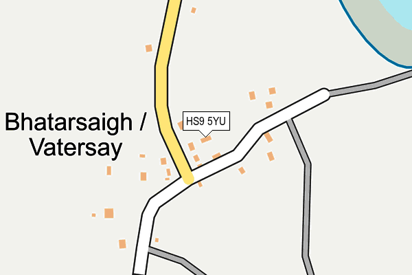 HS9 5YU map - OS OpenMap – Local (Ordnance Survey)