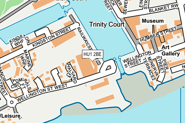 Map of ALL SAINTS MEWS (PRESTON) LIMITED at local scale