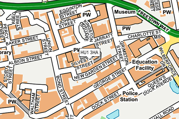 Map of AGE UK HULL TRADING LIMITED at local scale