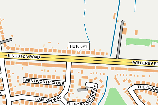 HU10 6PY map - OS OpenMap – Local (Ordnance Survey)