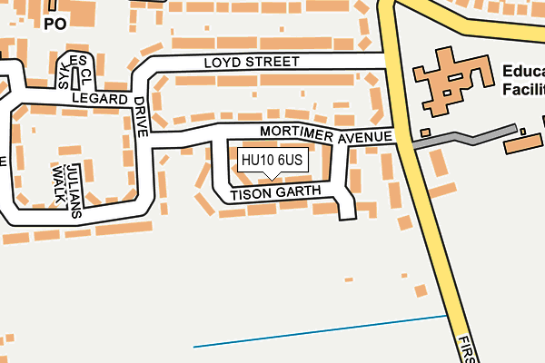 Map of HILL FACILITIES LIMITED at local scale