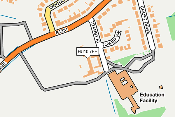 Map of ANLABY ESTATES LIMITED at local scale