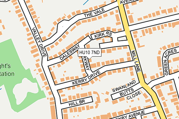HU10 7ND map - OS OpenMap – Local (Ordnance Survey)