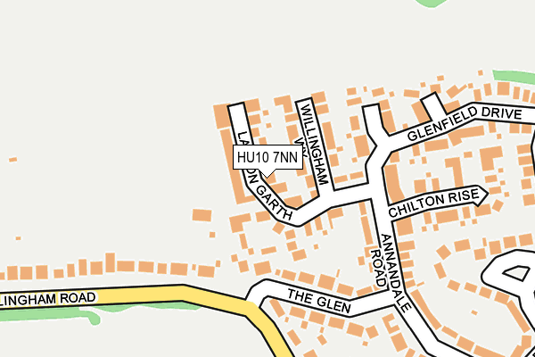 HU10 7NN map - OS OpenMap – Local (Ordnance Survey)