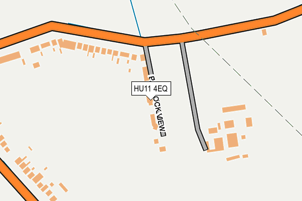 HU11 4EQ map - OS OpenMap – Local (Ordnance Survey)