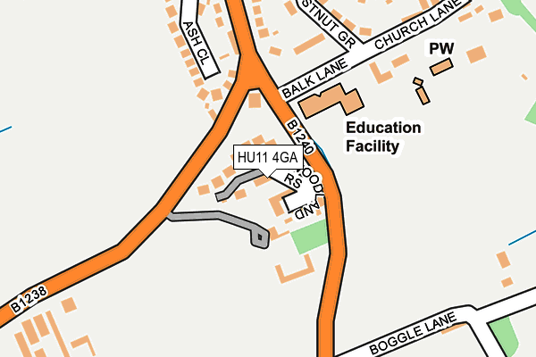 Map of SANDY'S PROPERTY SERVICES LIMITED at local scale
