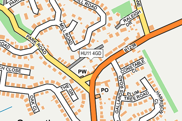 Map of IMAGE WINDOWS (EAST YORKSHIRE) LIMITED at local scale