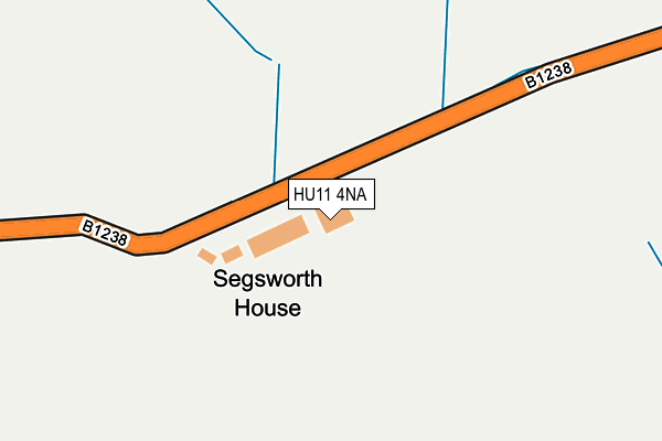 HU11 4NA map - OS OpenMap – Local (Ordnance Survey)