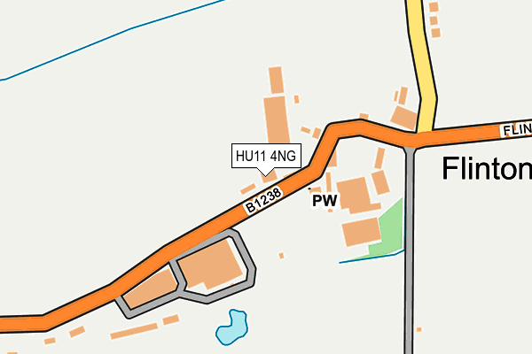 HU11 4NG map - OS OpenMap – Local (Ordnance Survey)