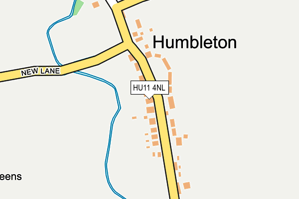 HU11 4NL map - OS OpenMap – Local (Ordnance Survey)