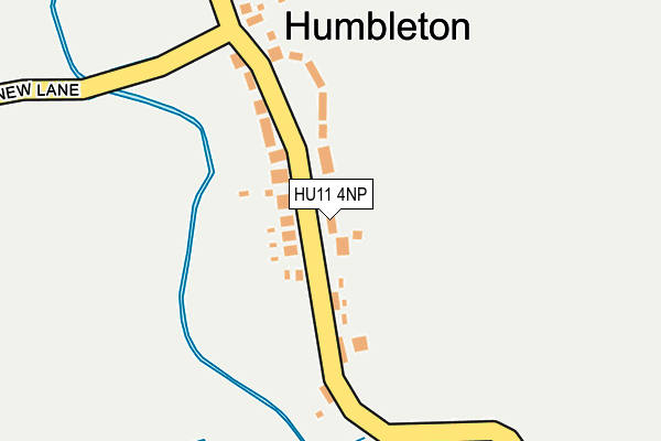 HU11 4NP map - OS OpenMap – Local (Ordnance Survey)