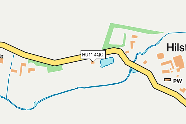 HU11 4QQ map - OS OpenMap – Local (Ordnance Survey)