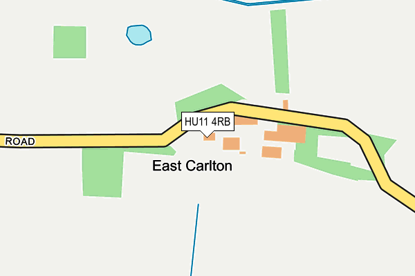 HU11 4RB map - OS OpenMap – Local (Ordnance Survey)