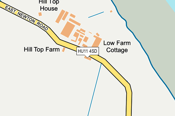 HU11 4SD map - OS OpenMap – Local (Ordnance Survey)