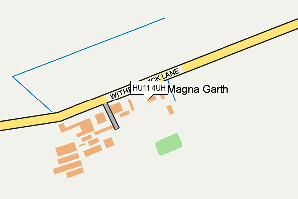 HU11 4UH map - OS OpenMap – Local (Ordnance Survey)