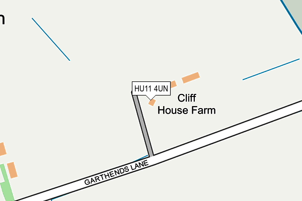 HU11 4UN map - OS OpenMap – Local (Ordnance Survey)