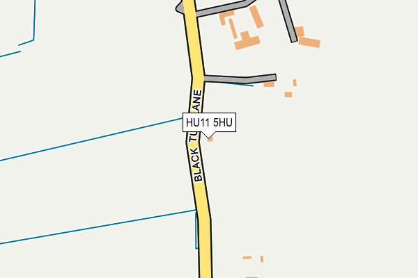 HU11 5HU map - OS OpenMap – Local (Ordnance Survey)