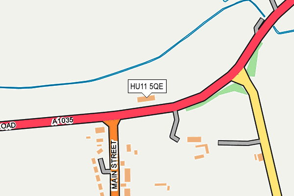 HU11 5QE map - OS OpenMap – Local (Ordnance Survey)