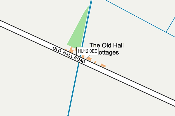 HU12 0EE map - OS OpenMap – Local (Ordnance Survey)