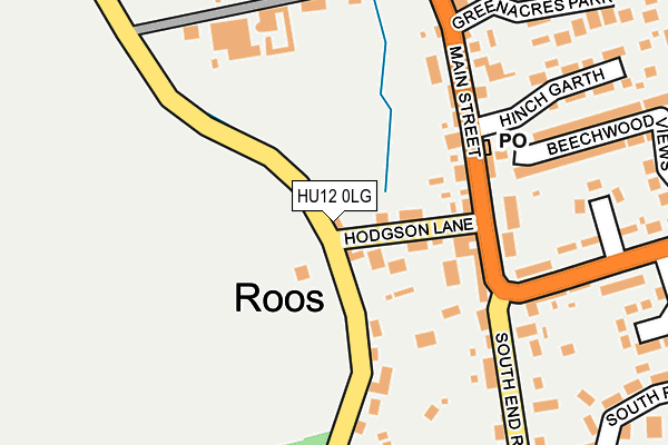 HU12 0LG map - OS OpenMap – Local (Ordnance Survey)