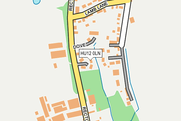 HU12 0LN map - OS OpenMap – Local (Ordnance Survey)